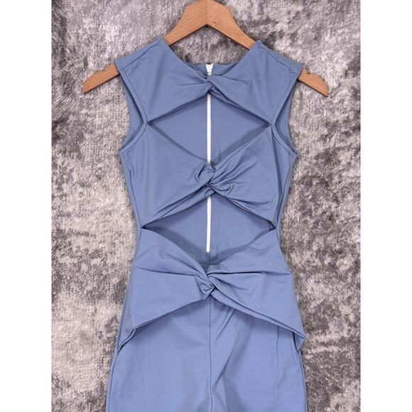 Port De Bras Jumpsuit XS Womens Lauren Active Suit Light Blue - Picture 2 of 8
